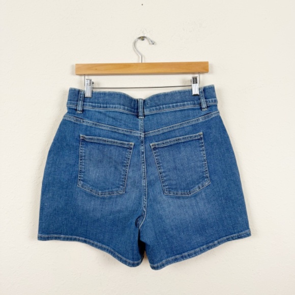 Spanx Everywear Jean Shorts 5" Tummy Control Blue Size Large - Picture 3 of 5